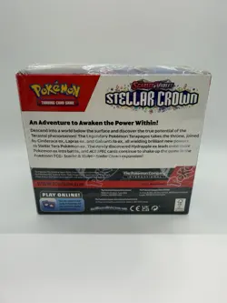Pokemon TCG Stellar Crown Booster Box - Factory Sealed (36 Packs) - Image 3