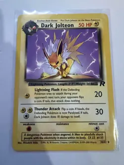 Dark Jolteon, Vaporeon, Flareon Vintage Pokemon Lot Team Rocket - Image 2
