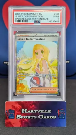 2025 Pokemon Mega Evolution Lillie’s Determination 184/132 SIR PSA 9 - Image 1
