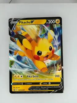 2019 Pokemon SWSH Black Star Pikachu V SWSH285 NM - Image 1