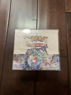 Pokemon TCG Stellar Crown Booster Box Factory Sealed - Image 1
