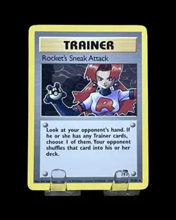 Pokemon TCG Team Rocket #72/82 Rocket's Sneak Attack LP/NM - Image 1