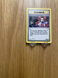 Pokemon TCG Team Rocket #72/82 Rocket's Sneak Attack LP/NM - Image 5