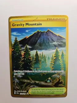 Pokemon TCG SV08 Surging Sparks 250/191 Gravity Mountain Trainer Secret Rare - Image 1
