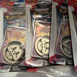 5 Packs Pokemon blister scarlet & violet auction 15 - Image 3