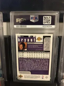 1998-99 Upper Deck UD Choice Preview Kobe Bryant #69 PSA 5 - Image 2