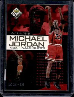 1998-99 Upper Deck Choice Preview Michael Jordan NBA Finals Shots #10 Bulls - Image 1