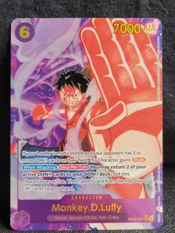 Monkey.D.Luffy Alternate Art EB02-061 Extra Booster Anime 25th Collection Foil - Image 1