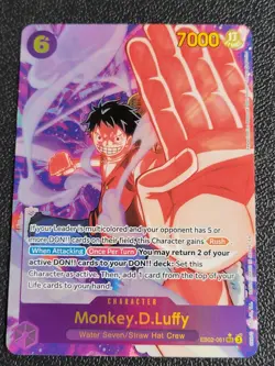 Monkey.D.Luffy Alternate Art EB02-061 Extra Booster Anime 25th Collection Foil - Image 2