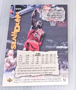 1997-98 Upper Deck Nestle Slam Dunk - Michael Jordan #SD 22 - Image 2