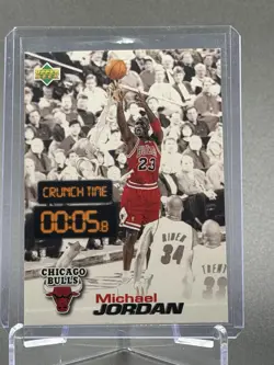 1997-98 Upper Deck Nestle Slam Dunk - Crunch Time Michael Jordan #CT 05 - Image 1