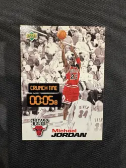 1997-98 Upper Deck Nestle Slam Dunk - Crunch Time Michael Jordan #CT 05 - Image 1