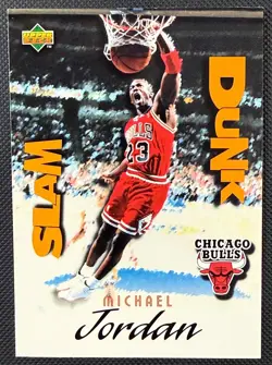1997-98 Upper Deck Basketball Nestle Slam Dunk Michael Jordan #SD22 Bulls - Image 1