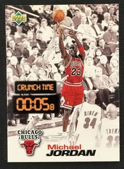 1997-98 Upper Deck Nestle Slam Dunk - Crunch Time Michael Jordan #CT 05 - Image 1