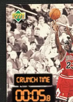 1997-98 Upper Deck Nestle Slam Dunk - Crunch Time Michael Jordan #CT 05 - Image 4