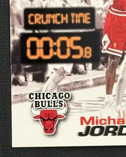 1997-98 Upper Deck Nestle Slam Dunk - Crunch Time Michael Jordan #CT 05 - Image 5