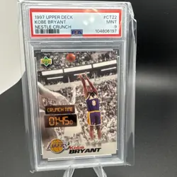 1997-98 Upper Deck Nestle Slam Dunk - Crunch Time Kobe Bryant #CT 22 PSA 9 - Image 1