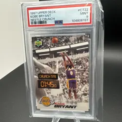 1997-98 Upper Deck Nestle Slam Dunk - Crunch Time Kobe Bryant #CT 22 PSA 9 - Image 2