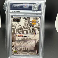 1997-98 Upper Deck Nestle Slam Dunk - Crunch Time Kobe Bryant #CT 22 PSA 9 - Image 3