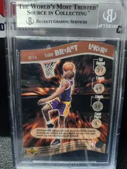 1997 Upper Deck Nestle Slam Dunk Contestants KOBE BRYANT #CC1 BGS 8.5 - Image 2