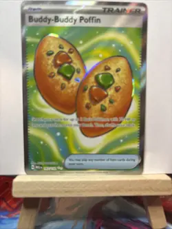 Pokemon TCG Buddy-Buddy Poffin Ultra Rare ME01 Mega Evolution 167/132 NM English - Image 1