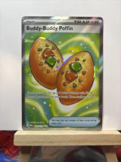 Pokemon TCG Buddy-Buddy Poffin Ultra Rare ME01 Mega Evolution 167/132 NM English - Image 2