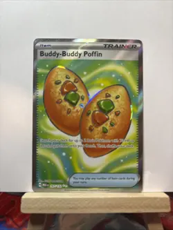 Pokemon TCG Buddy-Buddy Poffin Ultra Rare ME01 Mega Evolution 167/132 NM English - Image 3