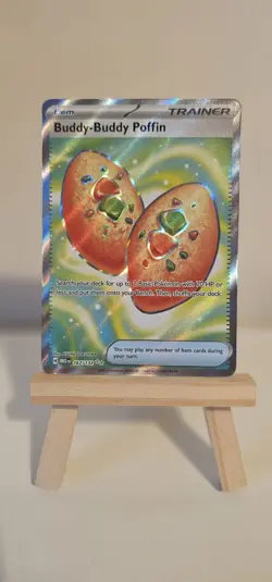 Pokemon TCG | Buddy-Buddy Poffin 167/132 Ultra Rare | Me01: Mega Evolution |NM - Image 1