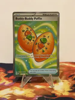 Pokemon TCG Buddy-Buddy Poffin Ultra Rare ME01: Mega Evolution 167/132 NM - Image 2