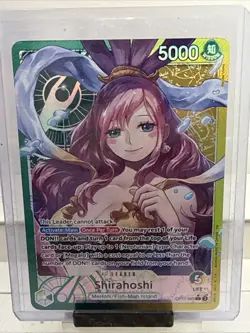 One Piece Card Game Shirahoshi OP11-022 Alt Art Rare Leader English Authentic NM - Image 1