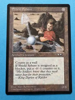 Magic The Gathering Shield Sphere - Alliances 1996 - LP - Vintage MTG - Image 1