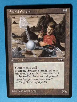 Magic The Gathering Shield Sphere - Alliances 1996 - LP - Vintage MTG - Image 3