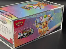 Pokemon SV8.5 Prismatic Evolutions Sealed Booster Bundle Display Case - Image 4