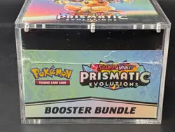 Pokemon SV8.5 Prismatic Evolutions Sealed Booster Bundle Display Case - Image 5