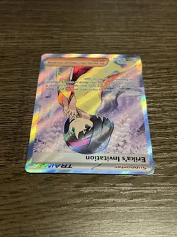 Pokemon TCG Erika's Invitation Scarlet & Violet Holo Ultra Rare Card 196/165 - Image 3