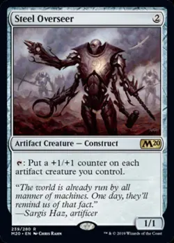 Steel Overseer -Foil Near Mint MTG Magic 2020 Core Set - Image 1