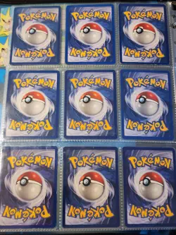 Pokemon Collection Binder Vintage Lot of Cards Holo Rare WoTC 1st Edition Etc - Image 2