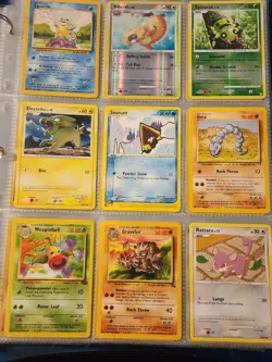 Pokemon Collection Binder Vintage Lot of Cards Holo Rare WoTC 1st Edition Etc - Image 4