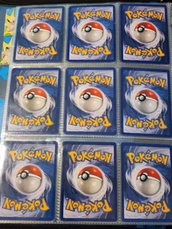 Pokemon Collection Binder Vintage Lot of Cards Holo Rare WoTC 1st Edition Etc - Image 5