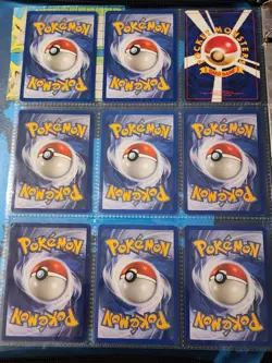 Pokemon Collection Binder Vintage Lot of Cards Holo Rares WoTC Base Jungle Etc - Image 2