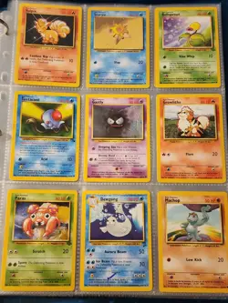Pokemon Collection Binder Vintage Lot of Cards Holo Rares WoTC Base Jungle Etc - Image 3