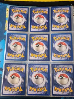 Pokemon Collection Binder Vintage Lot of Cards Holos Rare WoTC Fossil Jungle Etc - Image 5