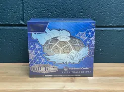 Pokemon TCG Stellar Crown Pokemon Center Exclusive ETB Elite Trainer Box - Image 1