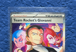 Pokemon TCG Team Rocket's Giovanni 238/182 Destined Rivals Holo SIR Card NM - Image 3