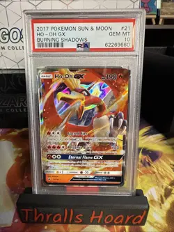 Pokemon TCG Ho-Oh GX Burning Shadows Psa 10 - Image 1