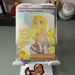 Lillie's Determination 184/132 Mega Evolution Pokemon Card SAR TCG - Image 1