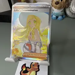 Lillie's Determination 184/132 Mega Evolution Pokemon Card SAR TCG - Image 2