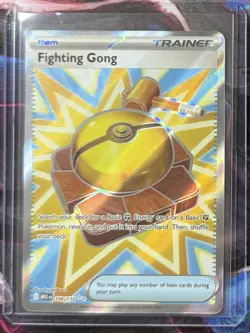 Fighting Gong - 168/132 Ultra Rare Holo NM Pokemon ME01: Mega Evolution - Image 1