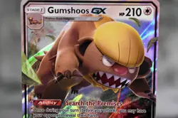 Pokemon TCG - Gumshoos GX 110/149 - Sun & Moon - Holo Rare LP/NM - Image 2