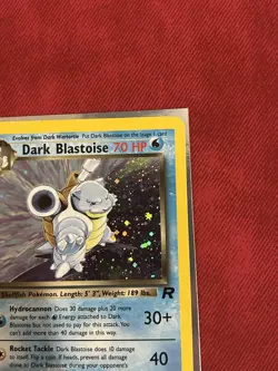 Dark Blastoise 3/82 1st Edition Team Rocket Unlimited Holo Pokemon TCG LP - Image 3
